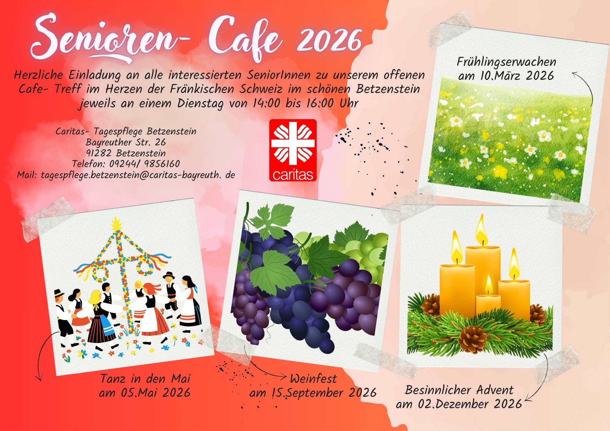 Senioren- Cafe in der Caritas- Tagespflege Betzenstein