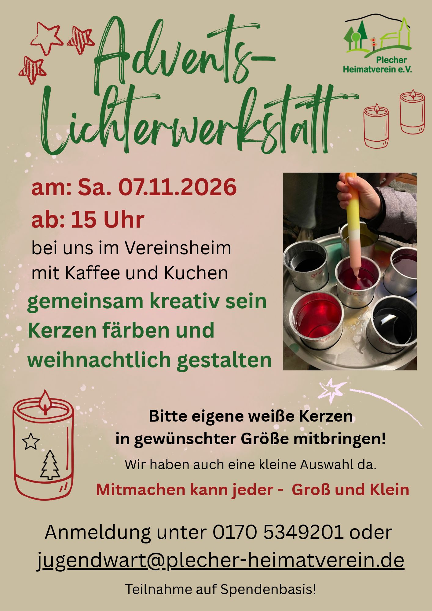 Advents-Lichterwerkstatt  