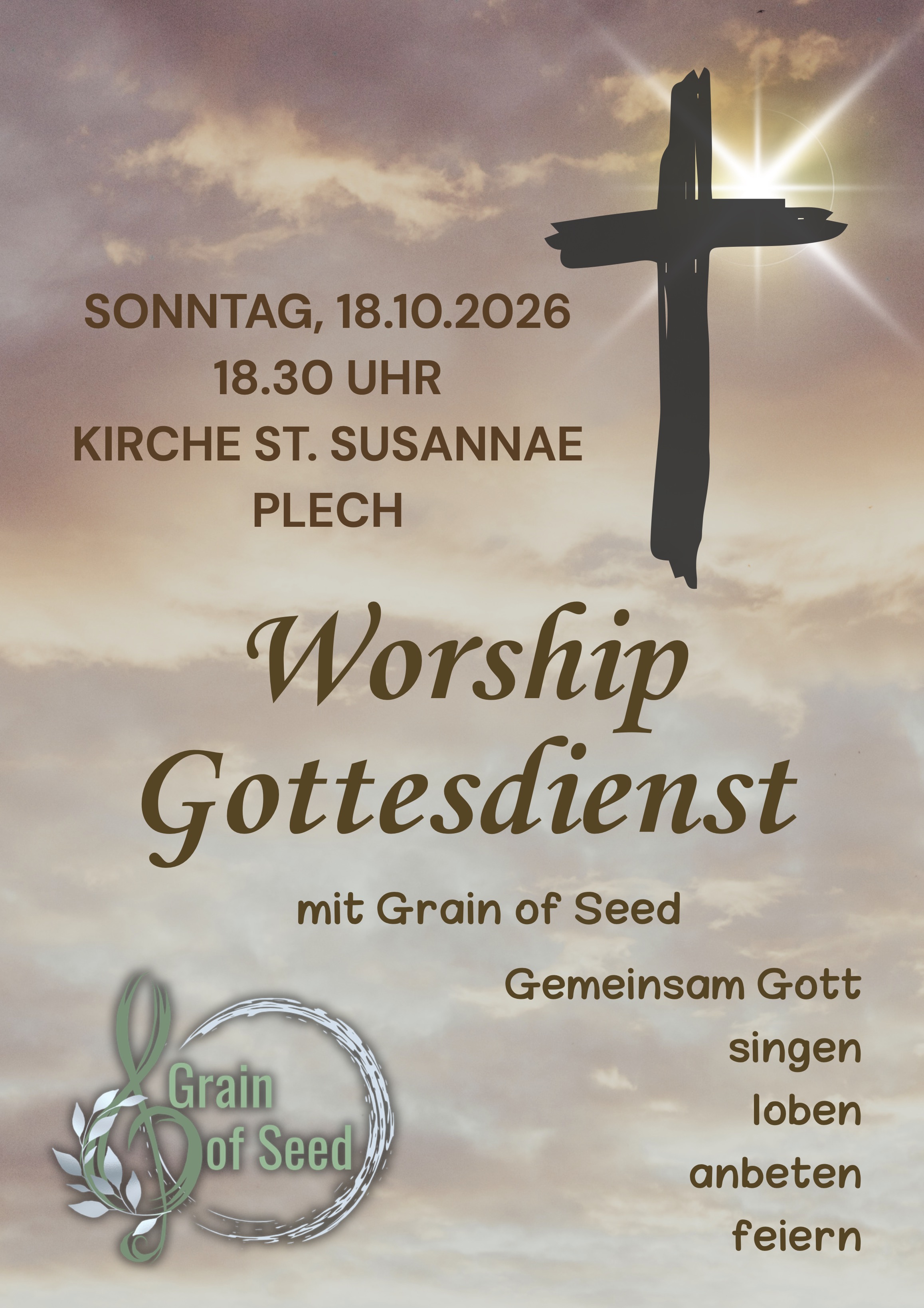 Worship Gottesdienst mit Grain of Seed