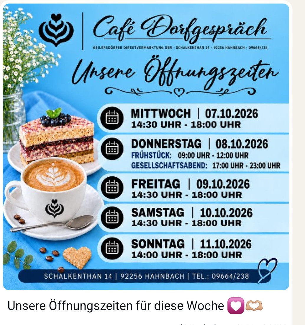 Öffnungszeiten 