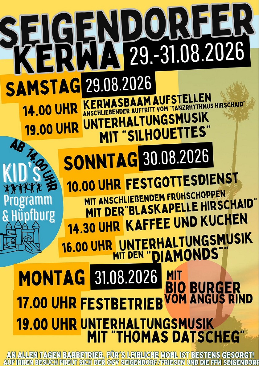Kirchweih in Seigendorf