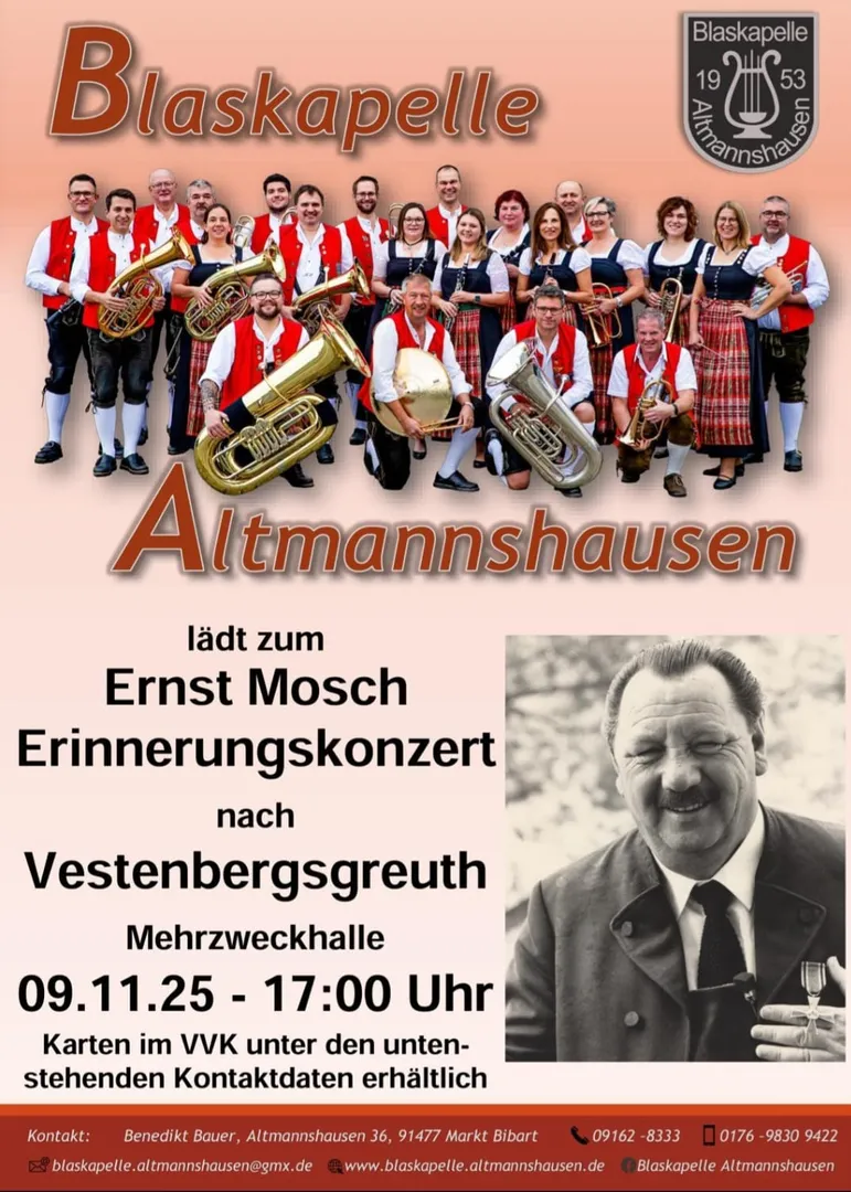 Konzert der Blaskapelle Altmannshausen
