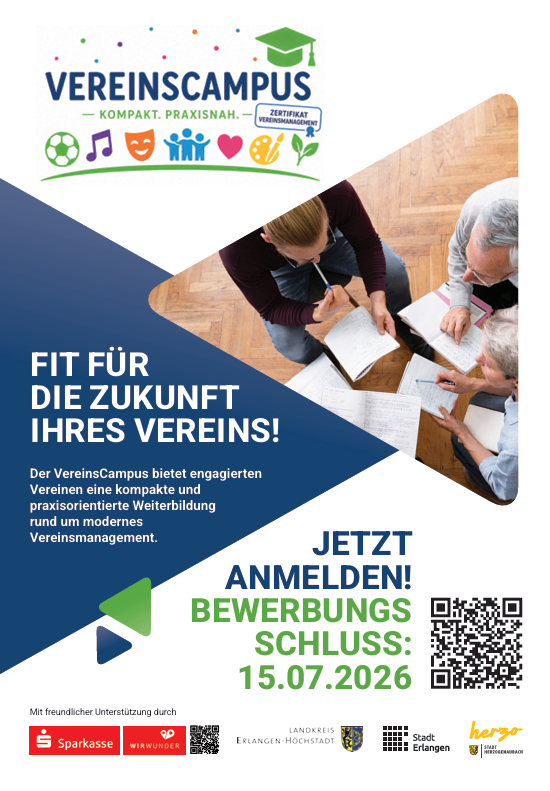 Information aus dem Landratsamt Erlangen-Höchstadt: VereinsCampus 
