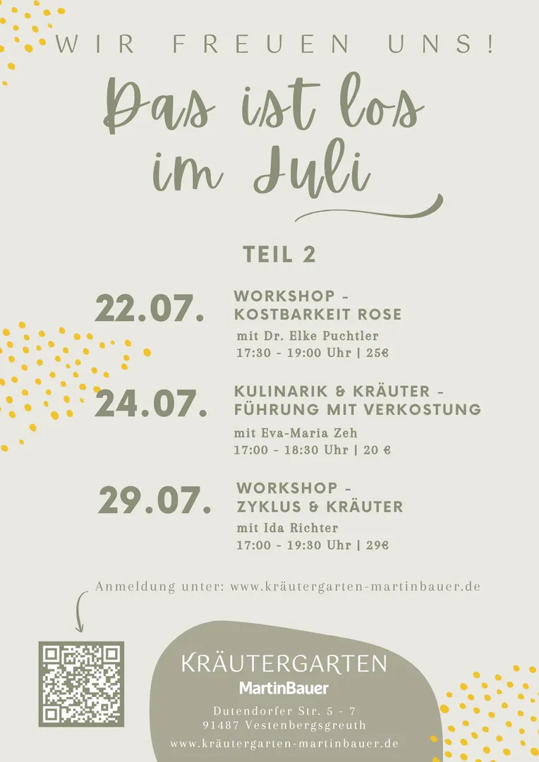 Diesen Mittwoch Kräuterkränze binden ♡ 