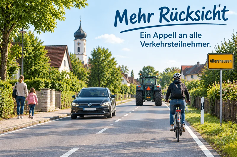 Mehr Rücksicht - Ein Appell an alle Verkehrsteilnehmer