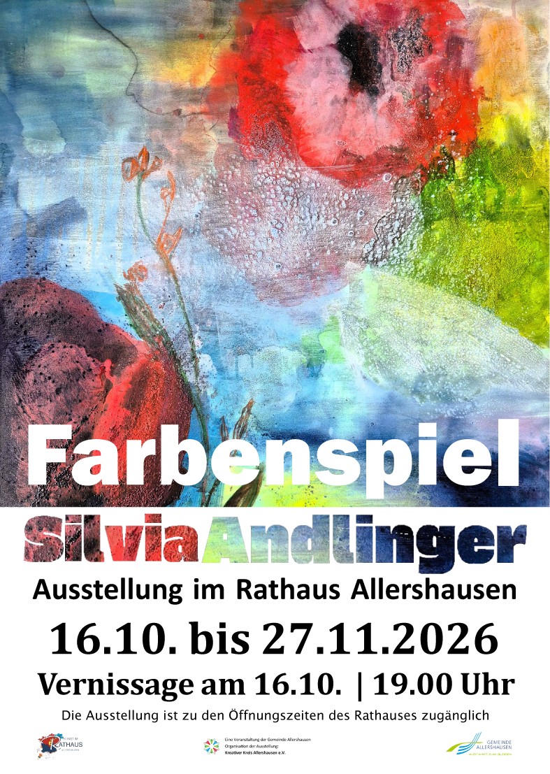 Vernissage zur Ausstellung FARBENSPIEL von Silvia Andlinger 