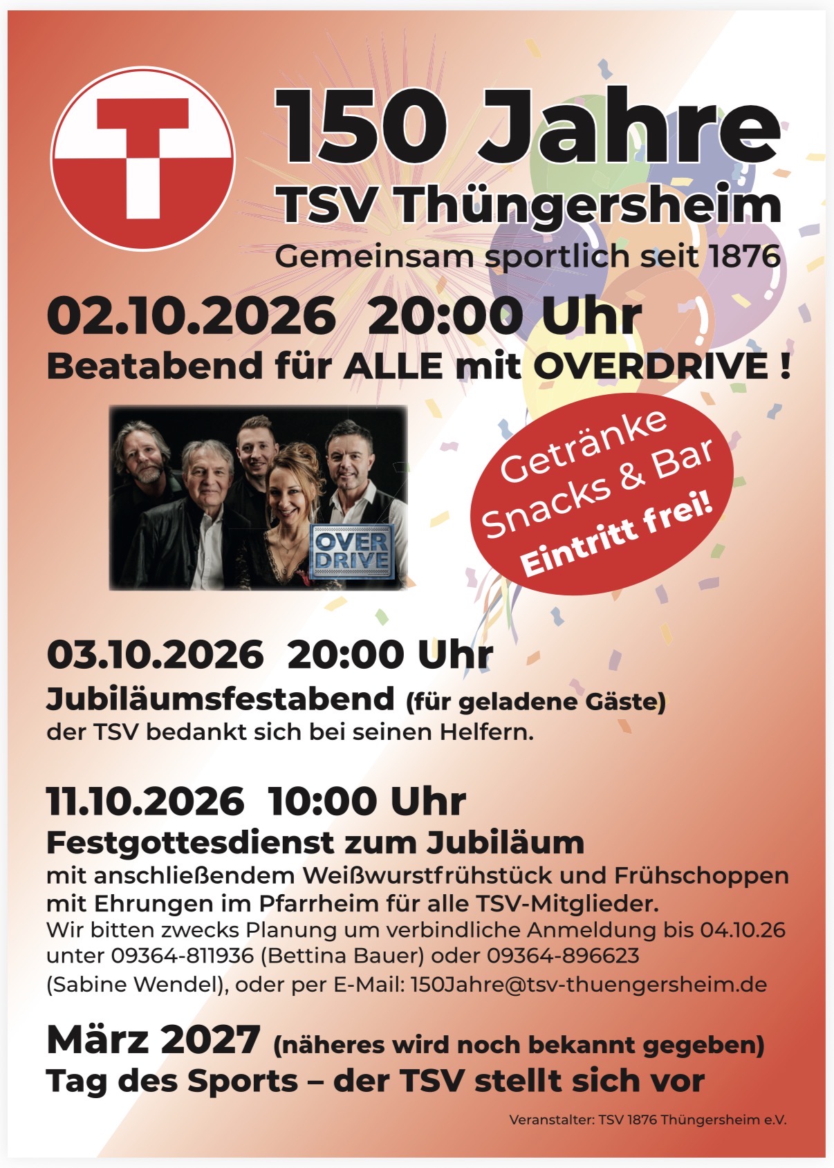 🎉 150 Jahre TSV Thüngersheim  🎉