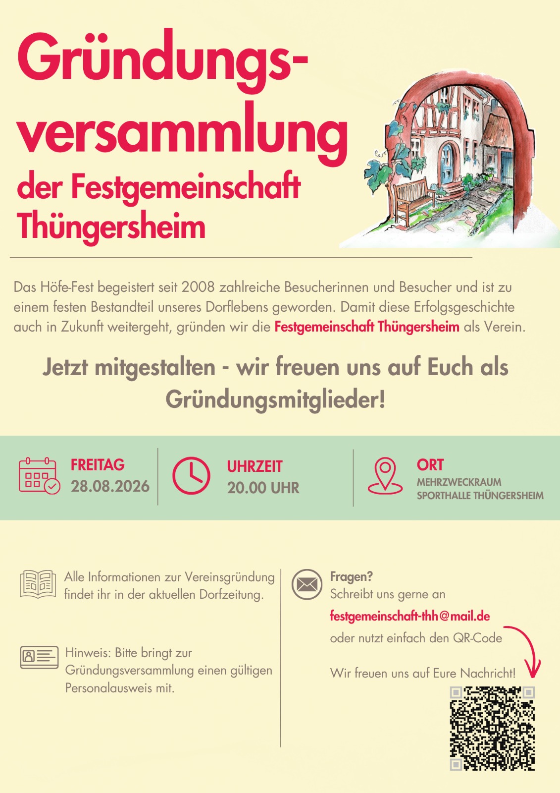 Einladung Gründungsversammlung