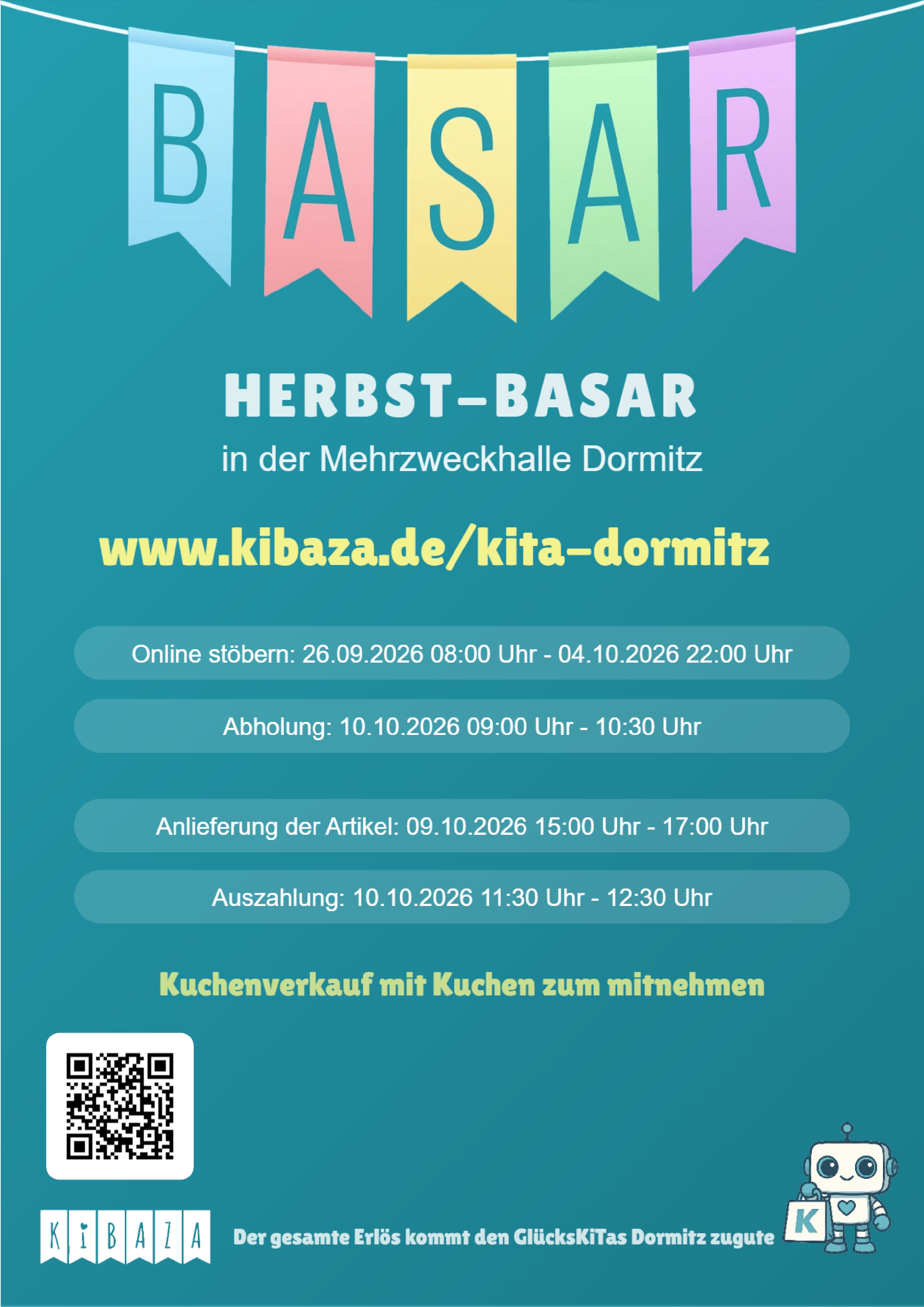 Online Basar der Glückskinder KiTa´s Dormitz