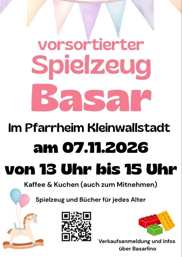 vorsortierter Spielzeugbasar