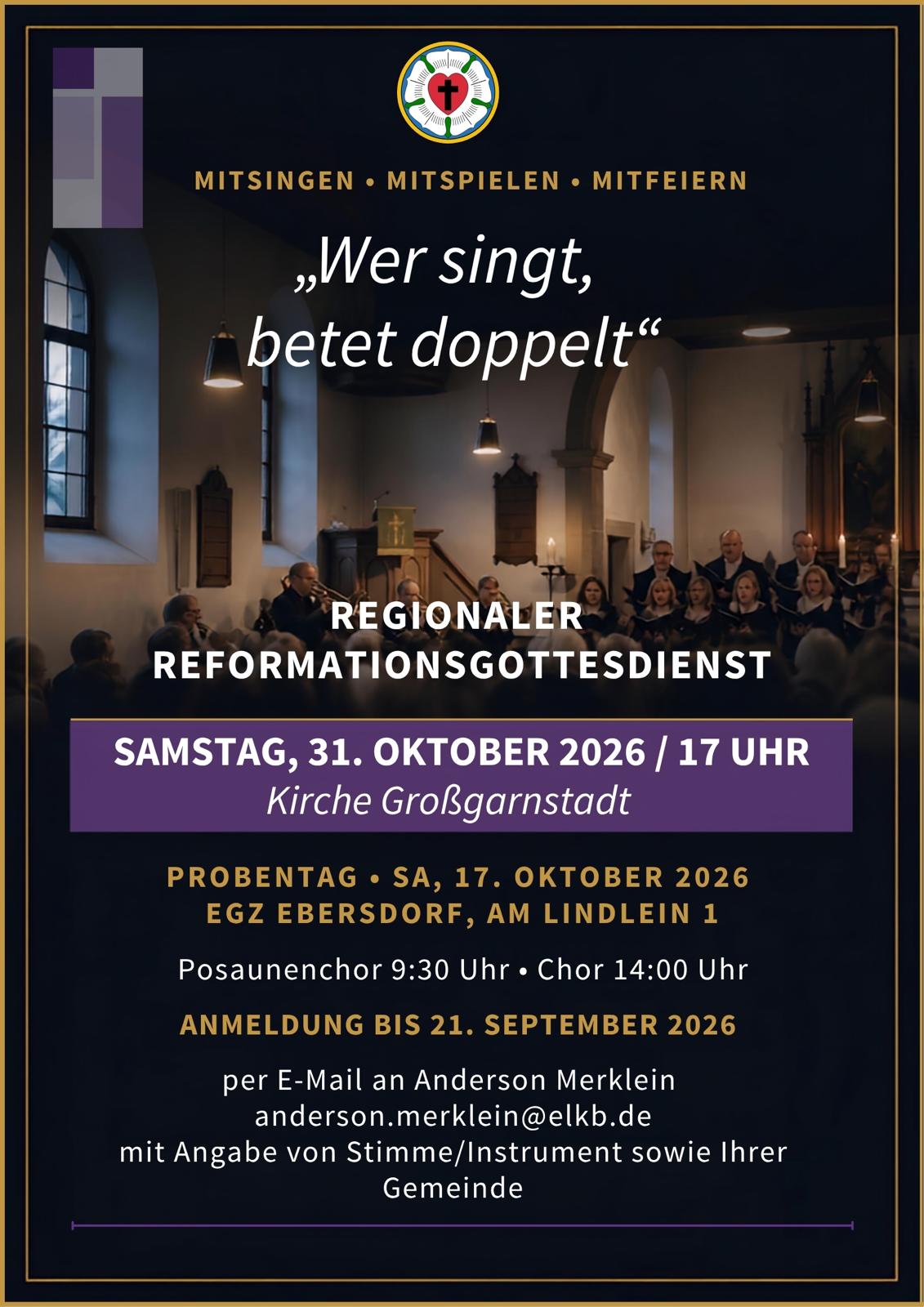  „Wer singt, betet doppelt