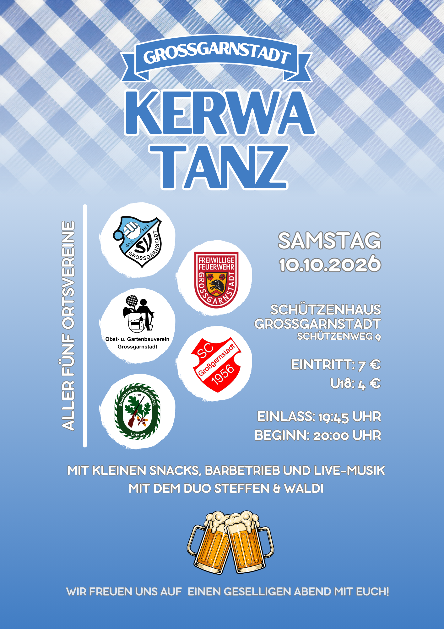 Kirchweihtanz aller fünf Ortsvereine