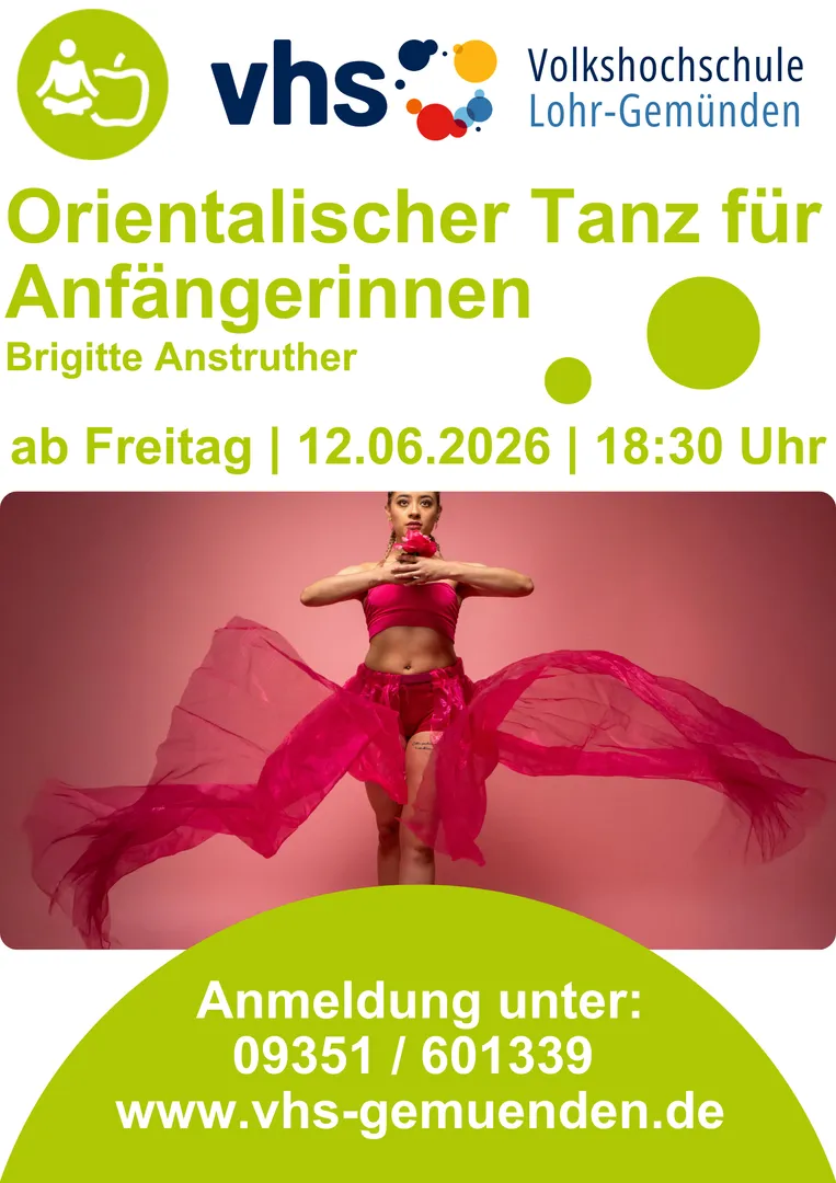 Orientalischer Tanz für Anfängerinnen 