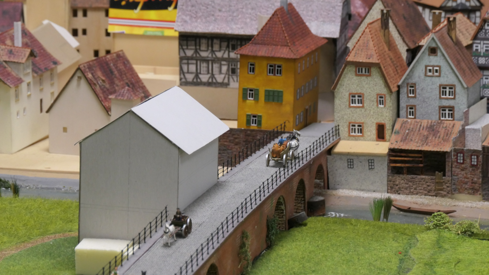 Fahrtag in der Modellanlage Gemünden a.Main um 1930