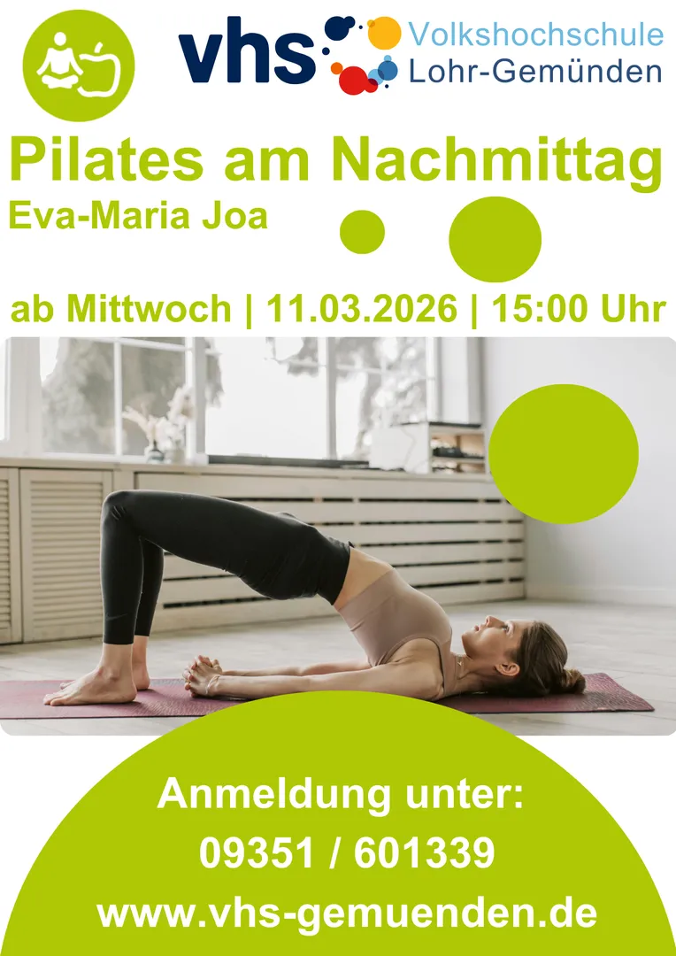 Pilates am Nachmittag