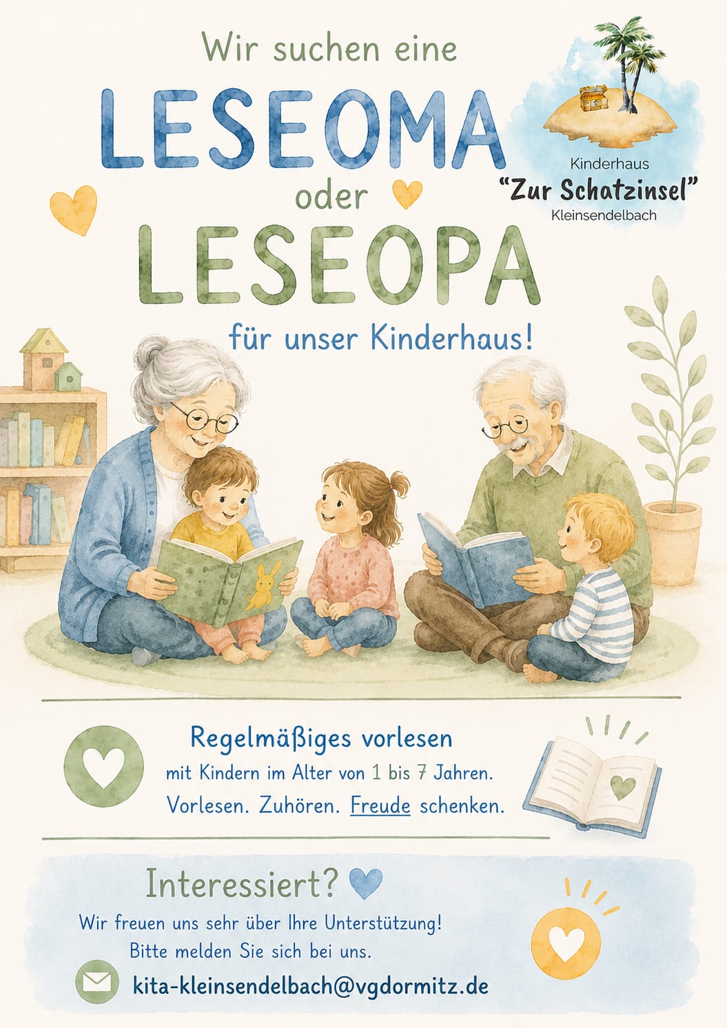 Lese-Oma oder -Opa gesucht