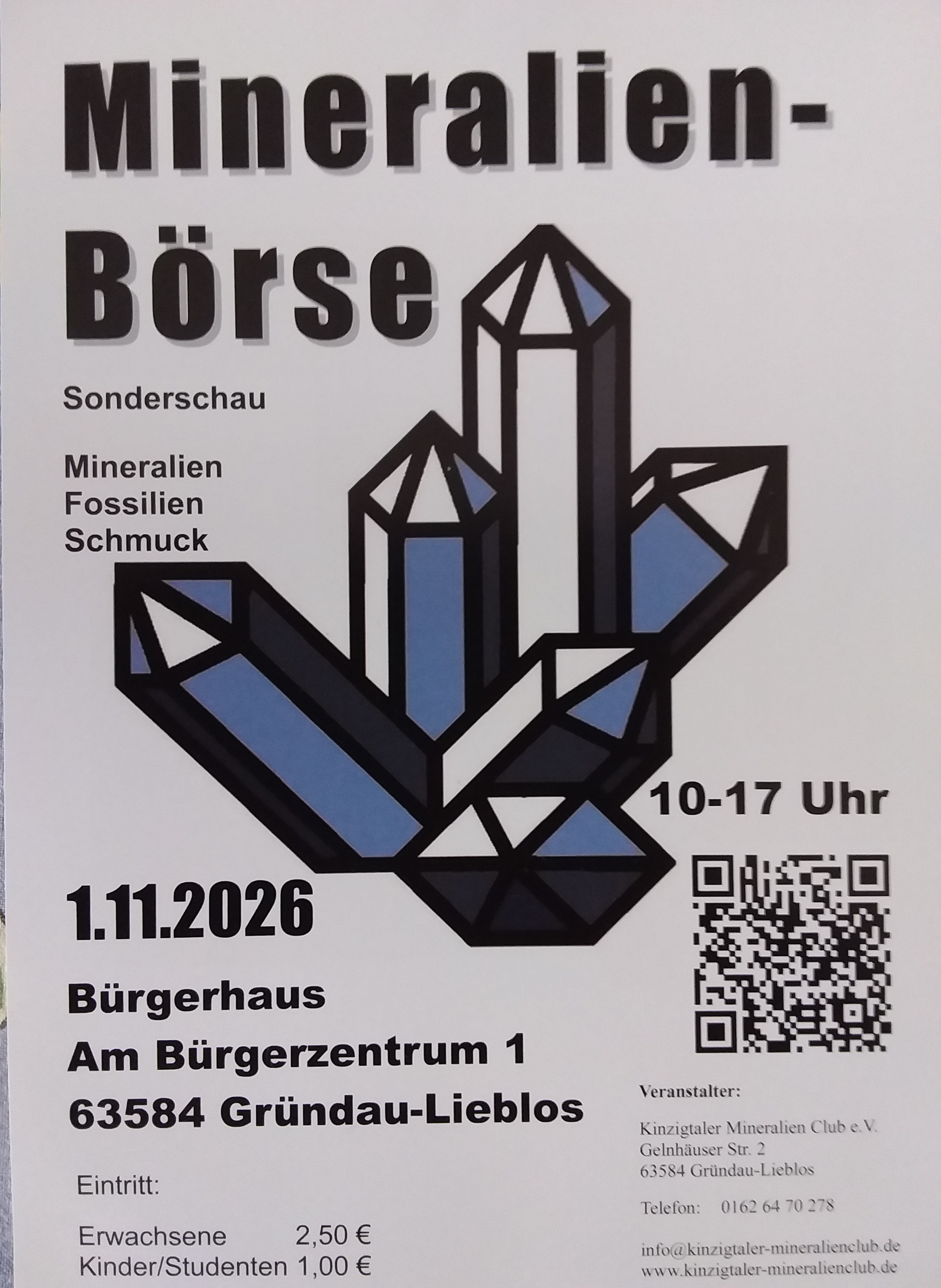 Mineralienbörse des Kinzigtaler Mineralien Clubs 