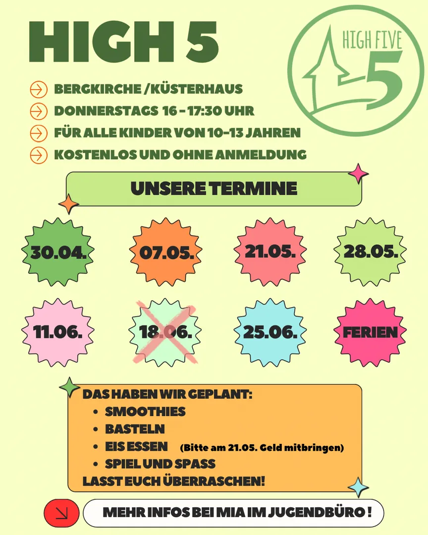 Teenie Gruppe High 5