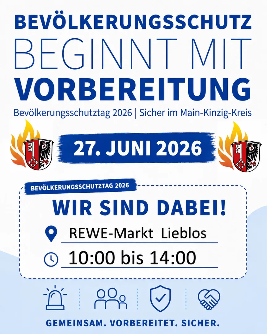 Bevölkerungsschutz beginnt mit Vorbereitung. 🚨