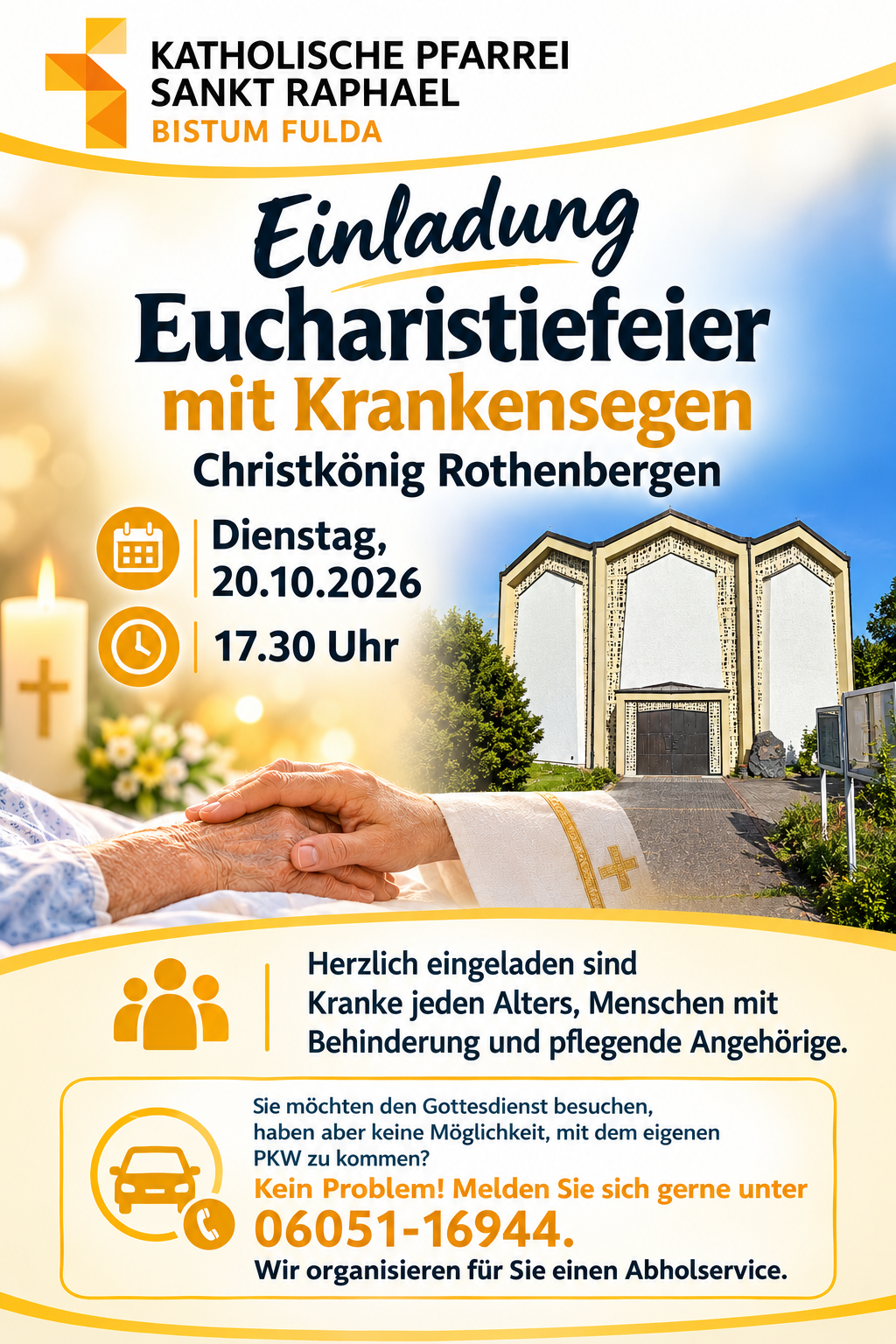 Eucharistiefeier mit Krankensegen