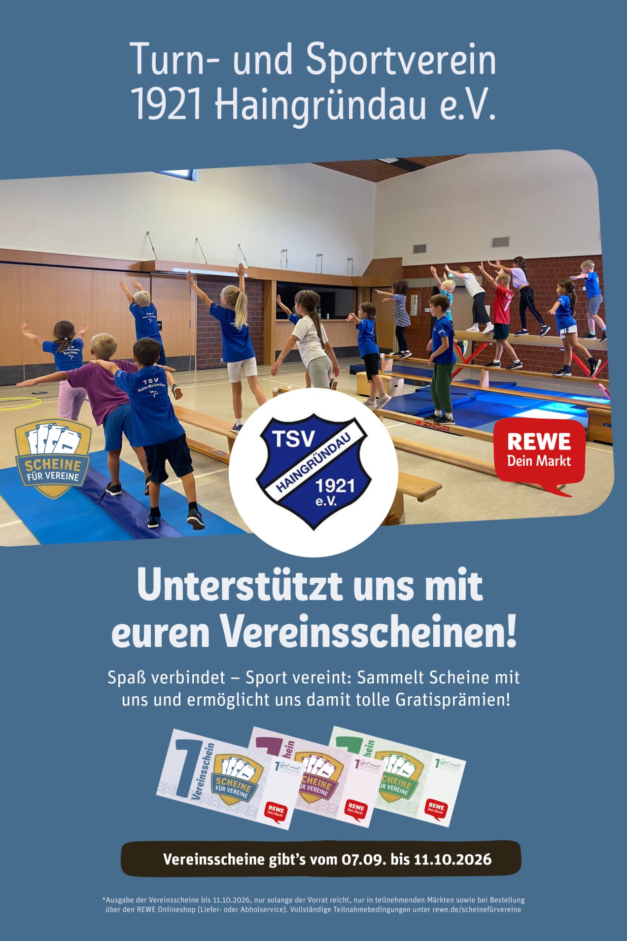 Scheine für Vereine