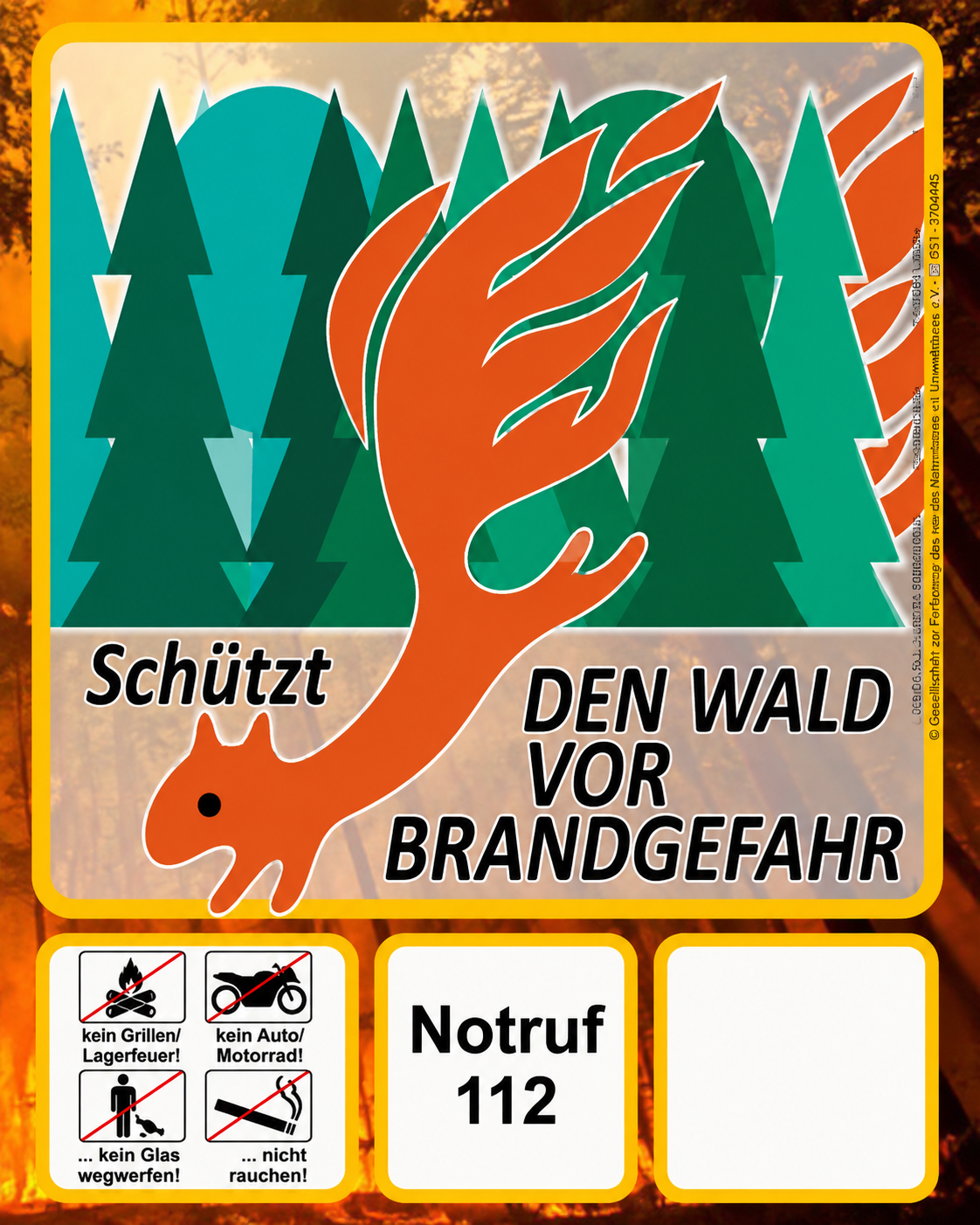 Schützt unseren Wald vor Brandgefahr 🌲