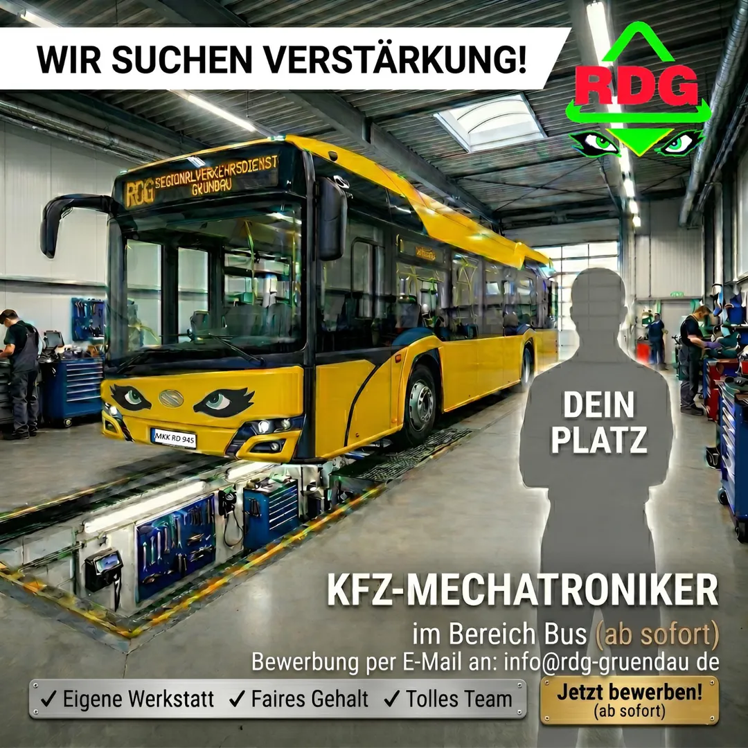 🔧🚌 WIR SUCHEN VERSTÄRKUNG! 🚌🔧