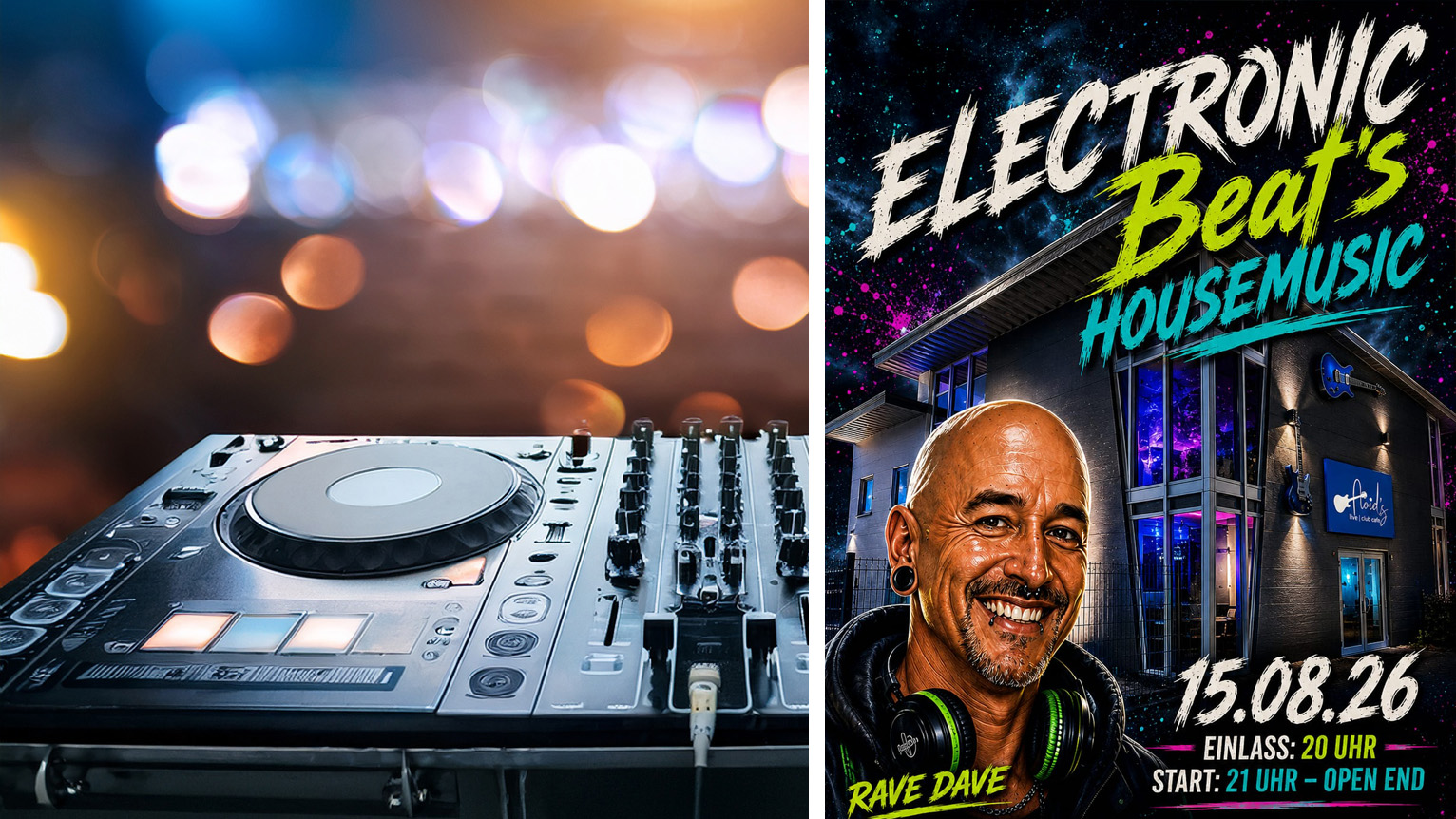 Dance Night mit DJ RAVE DAVE