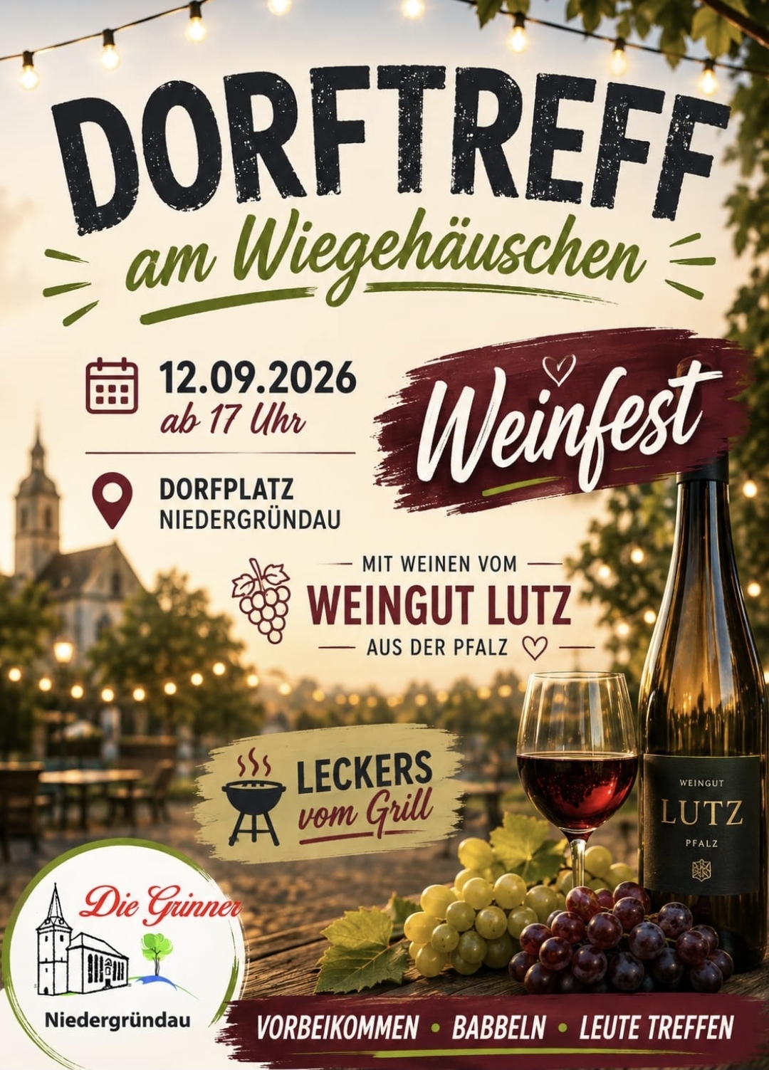 Weinfest am Wiegehäuschen Niedergründau 