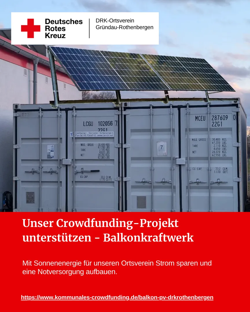 Crowdfunding für ein Balkonkraftwerk 