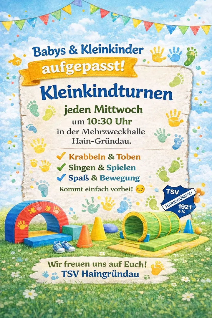 Freie Plätze beim Kleinkinderturnen