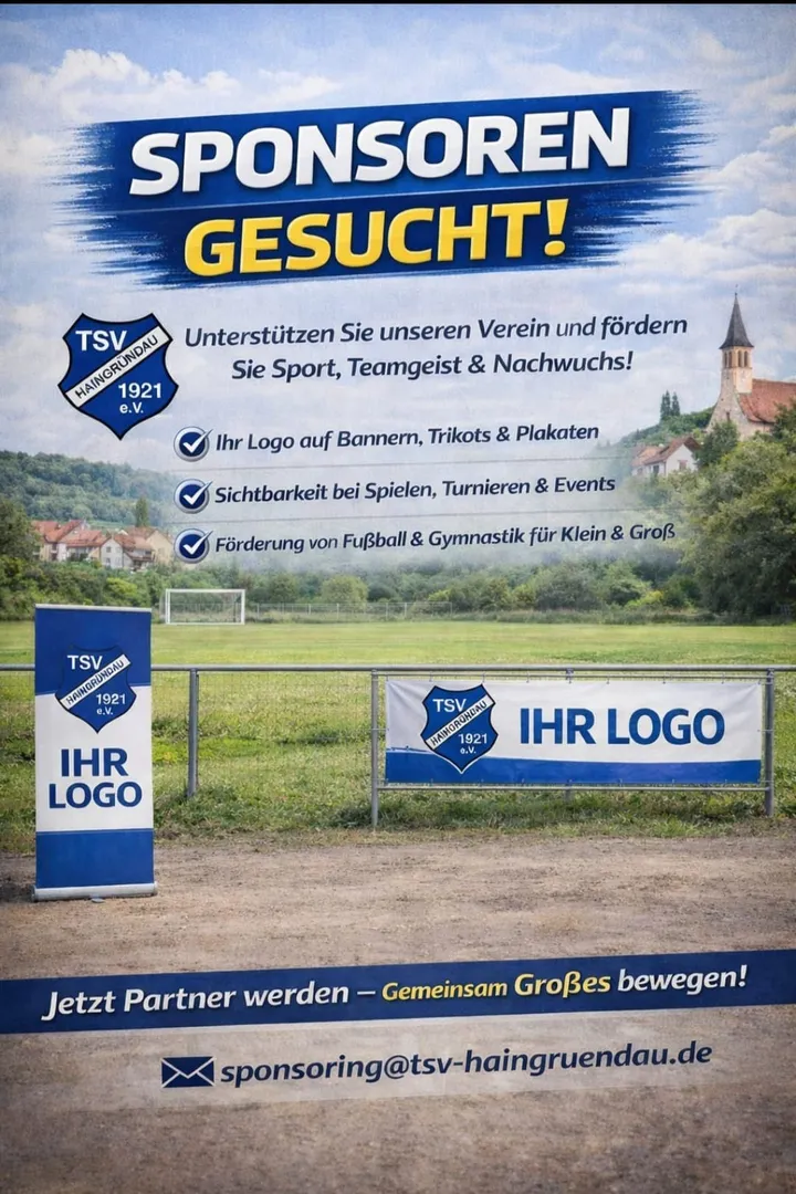 Sponsoren gesucht 💙🤍