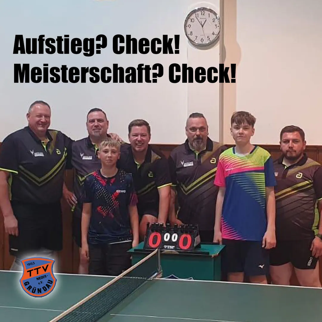 Auch unsere Sechste steigt auf