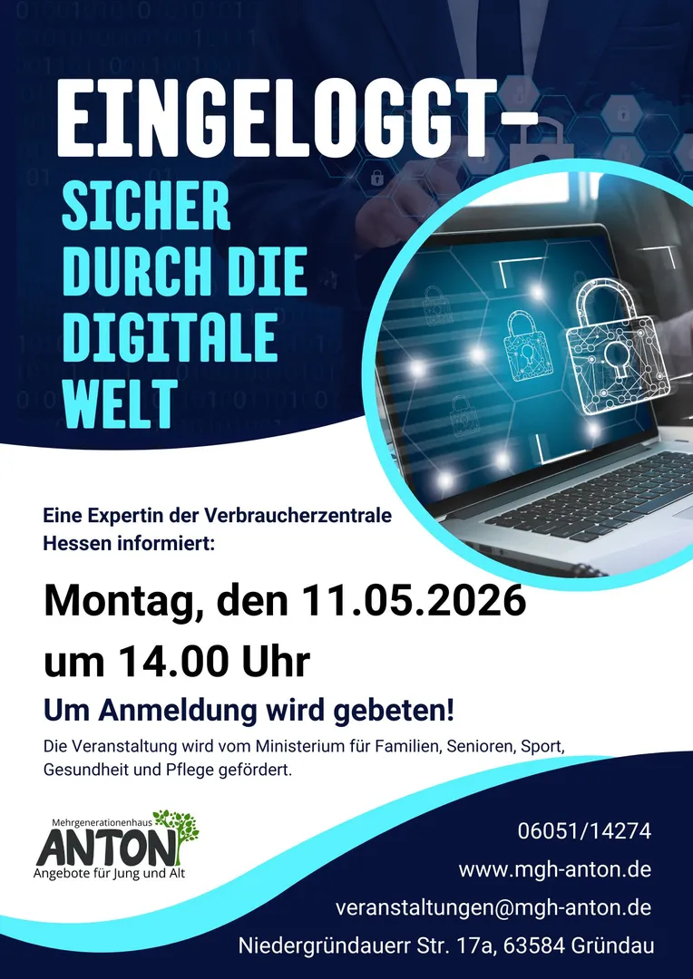 Eingeloggt- sicher durch die digitale Welt 