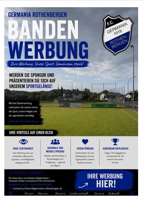 Bandenwerbung bei der Germania ? Interesse geweckt !!!!!