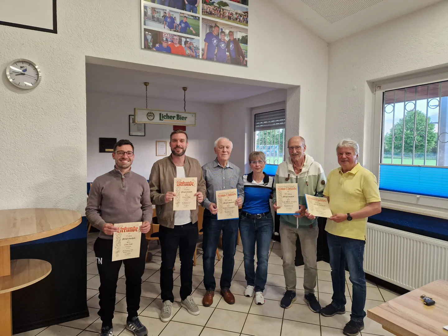 Ehrungen bei der Mitgliederversammlung Germania Rothenbergen