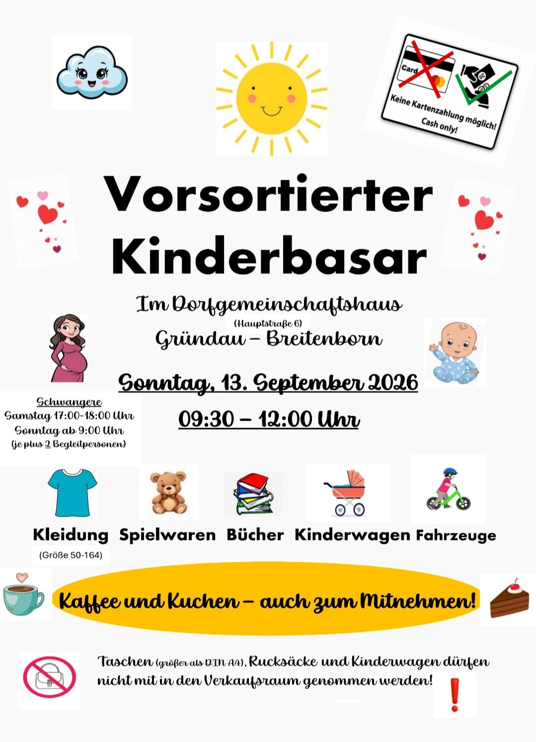 Vorsortierter Kinderbasar 