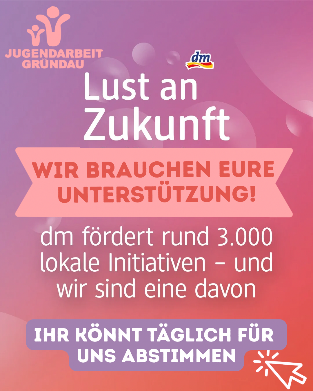 Wir brauchen eure Unterstützung!