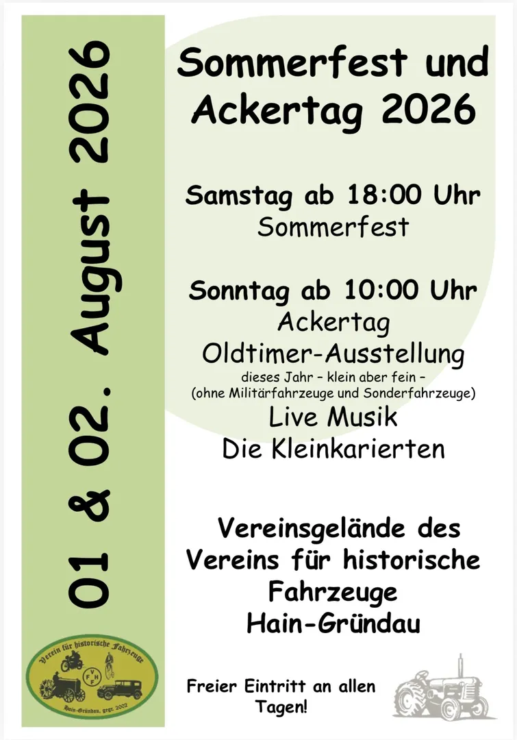 Sommerfest und Ackertag