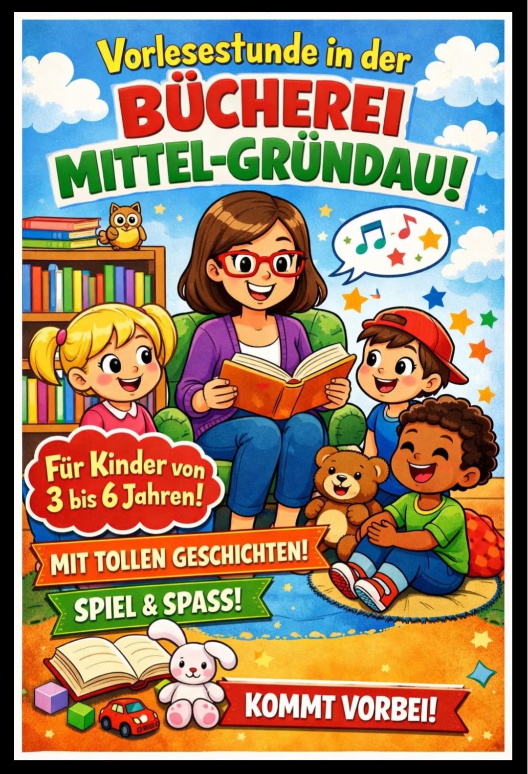 Die Vorlesestunde macht Urlaub
