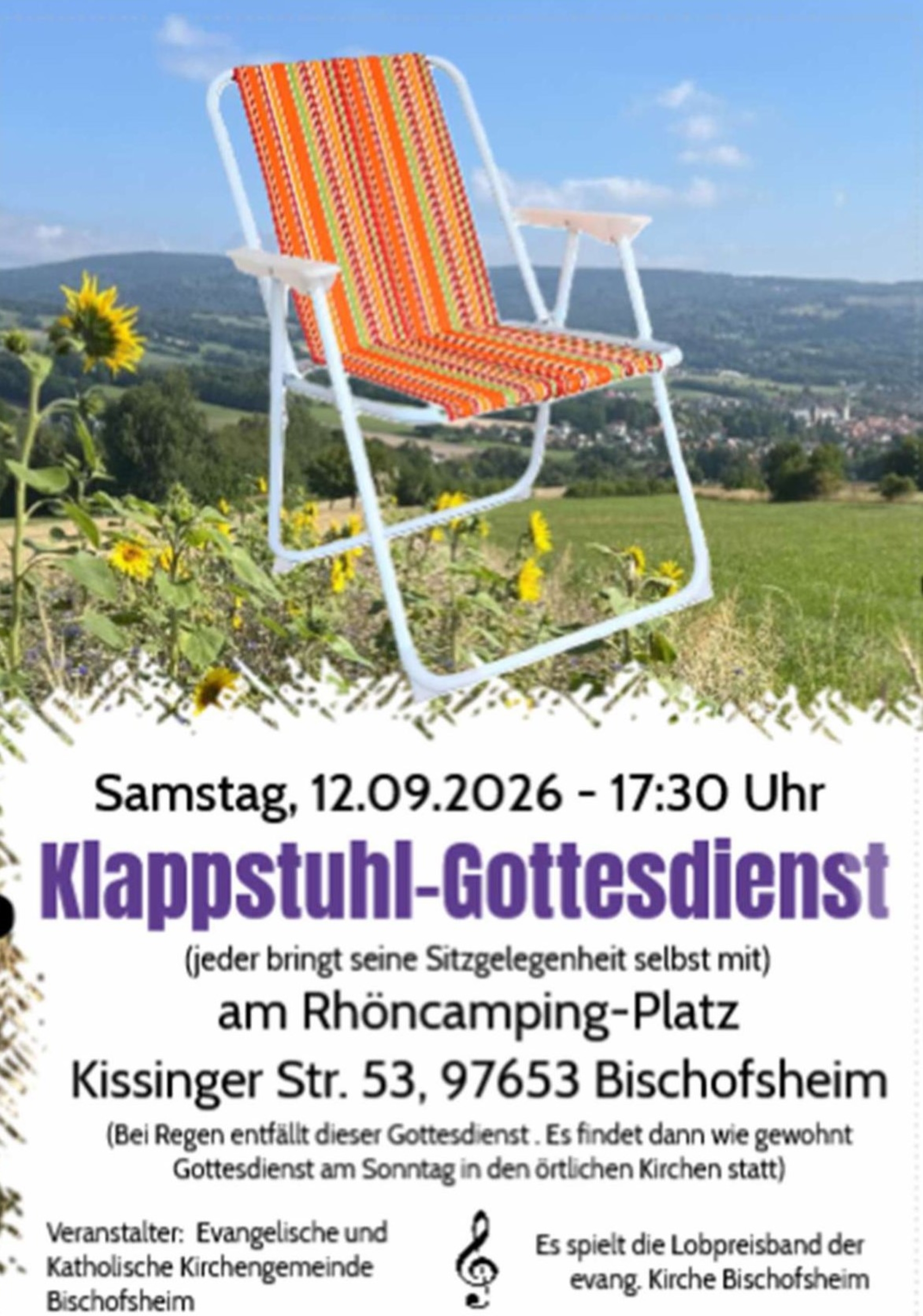 Klappstuhl-Gottesdienst