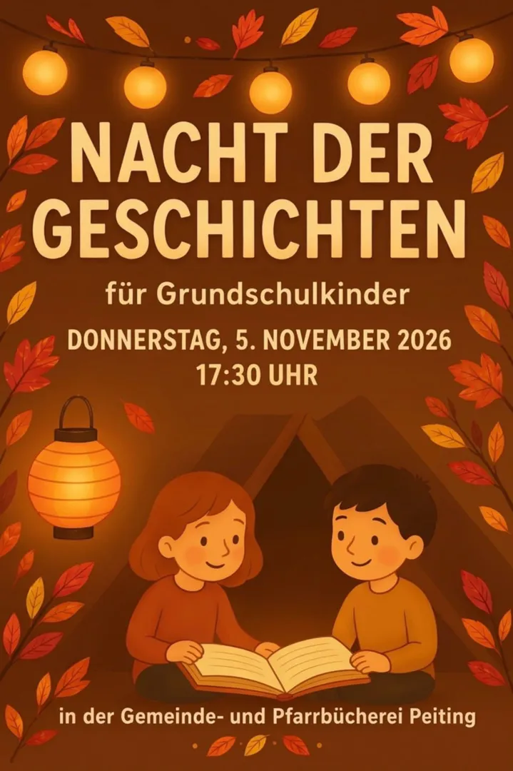 Nacht der Geschichten am 5.11. um 17.30 Uhr 