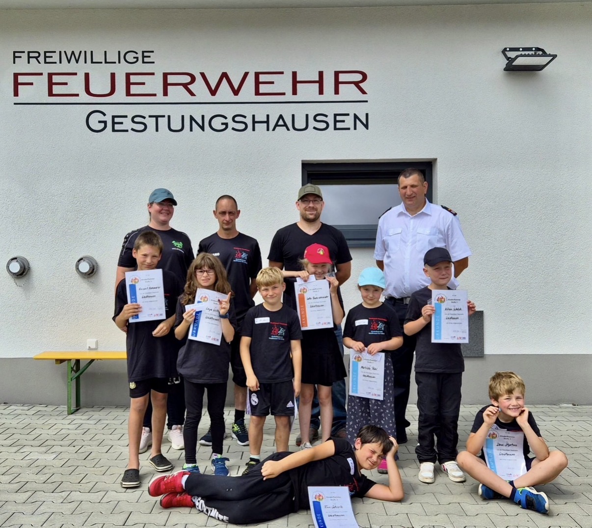 Kinderflamme erfolgreich bestanden 