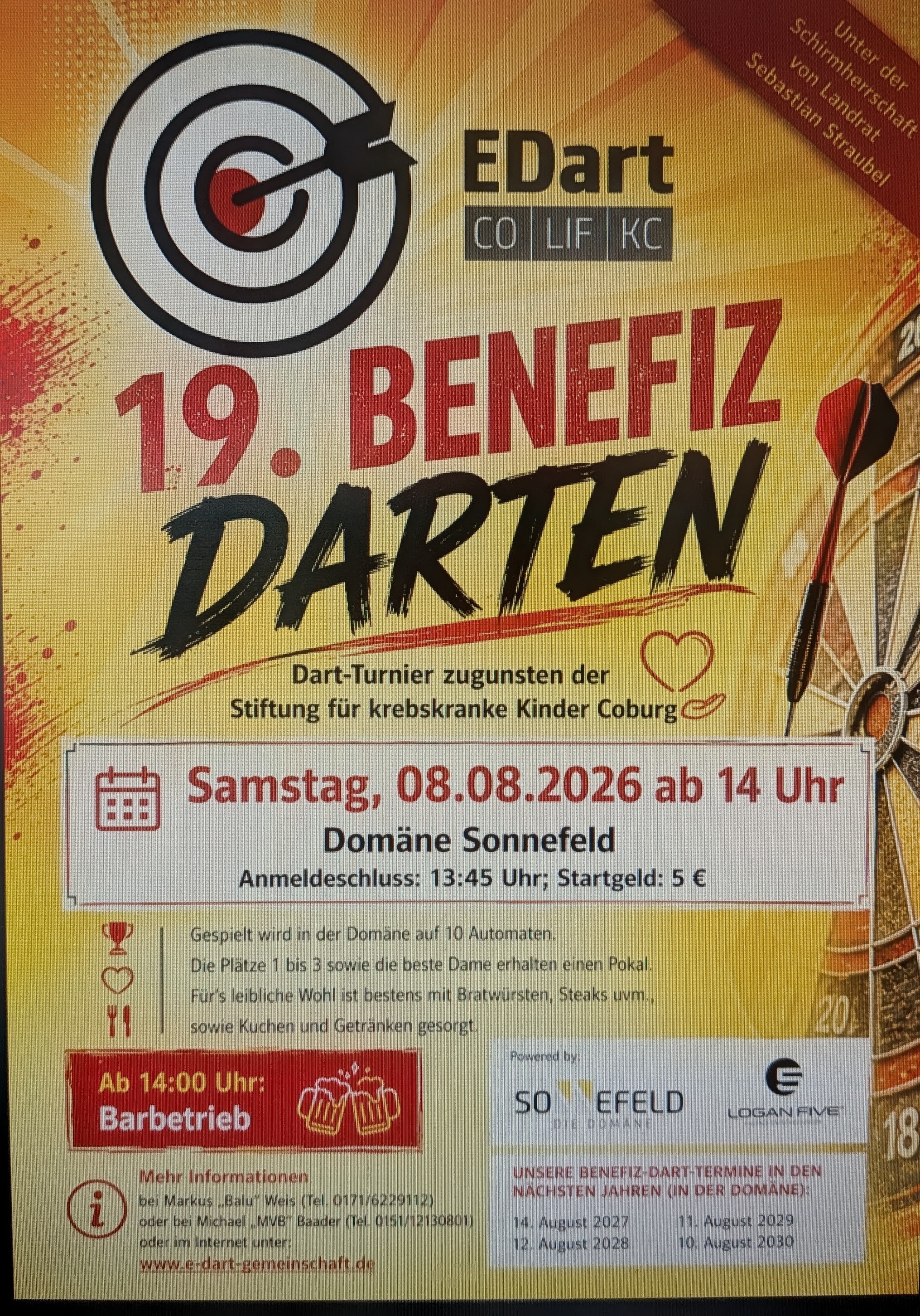 Benefiz Dart Turnier 
