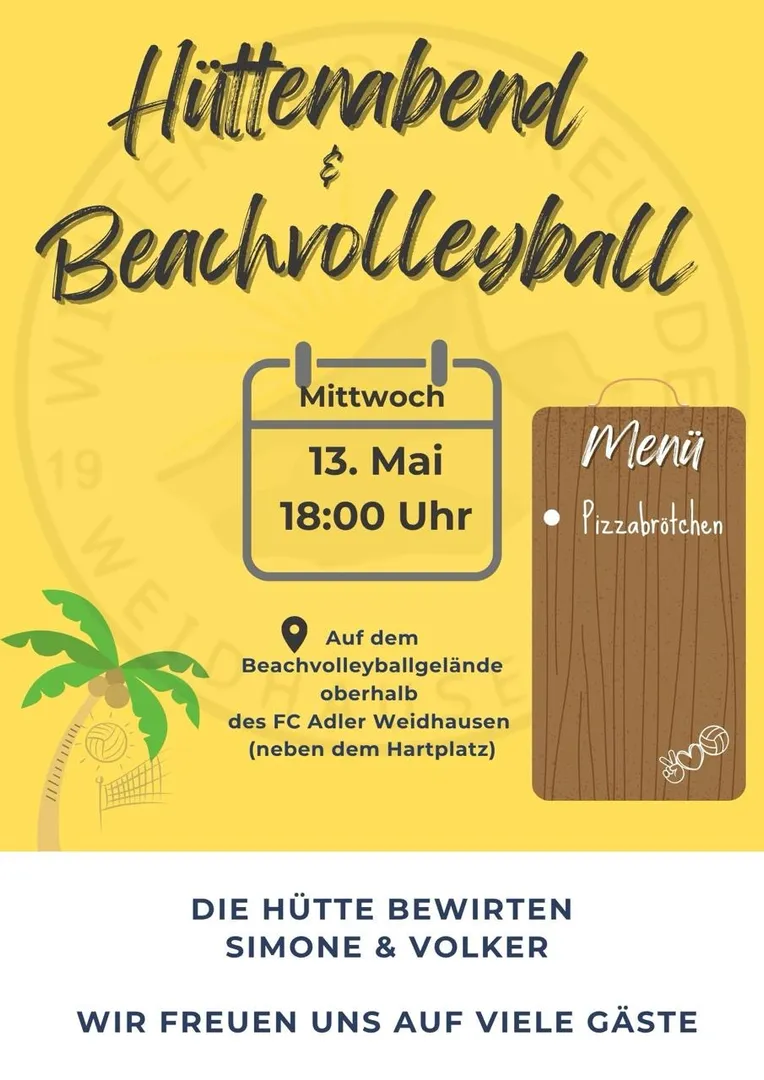 Hüttenabend & Beachvolleyball 
