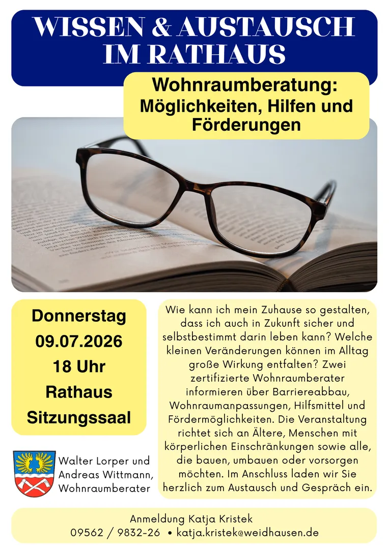 Wissen und Austausch im Rathaus