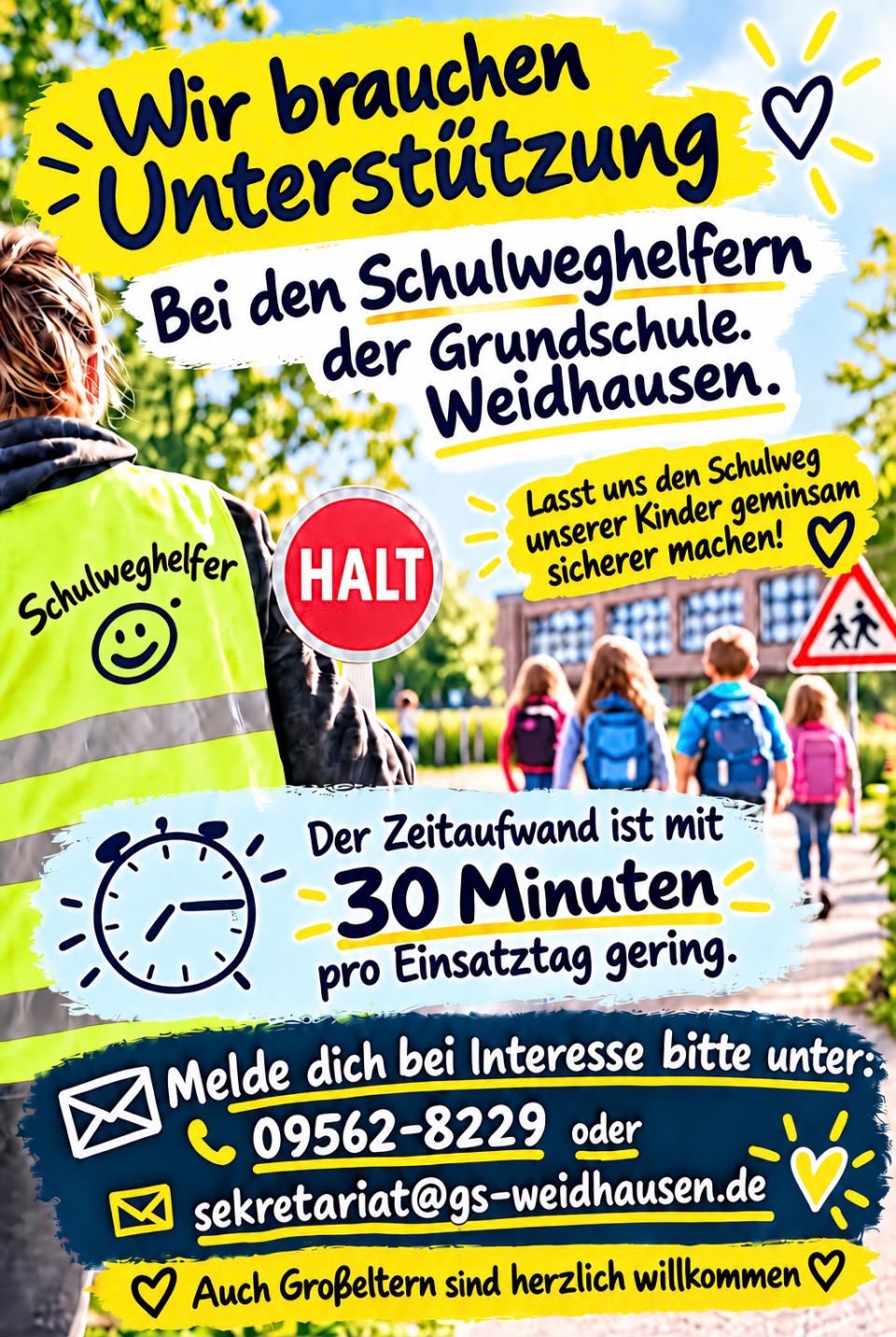 💛 Gemeinsam für einen sicheren Schulweg! 💛