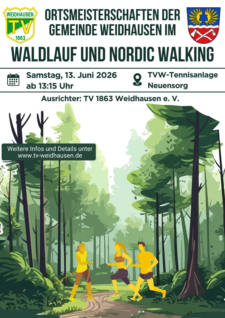 9. Ortsmeisterschaften im Waldlauf und Nordic Walking