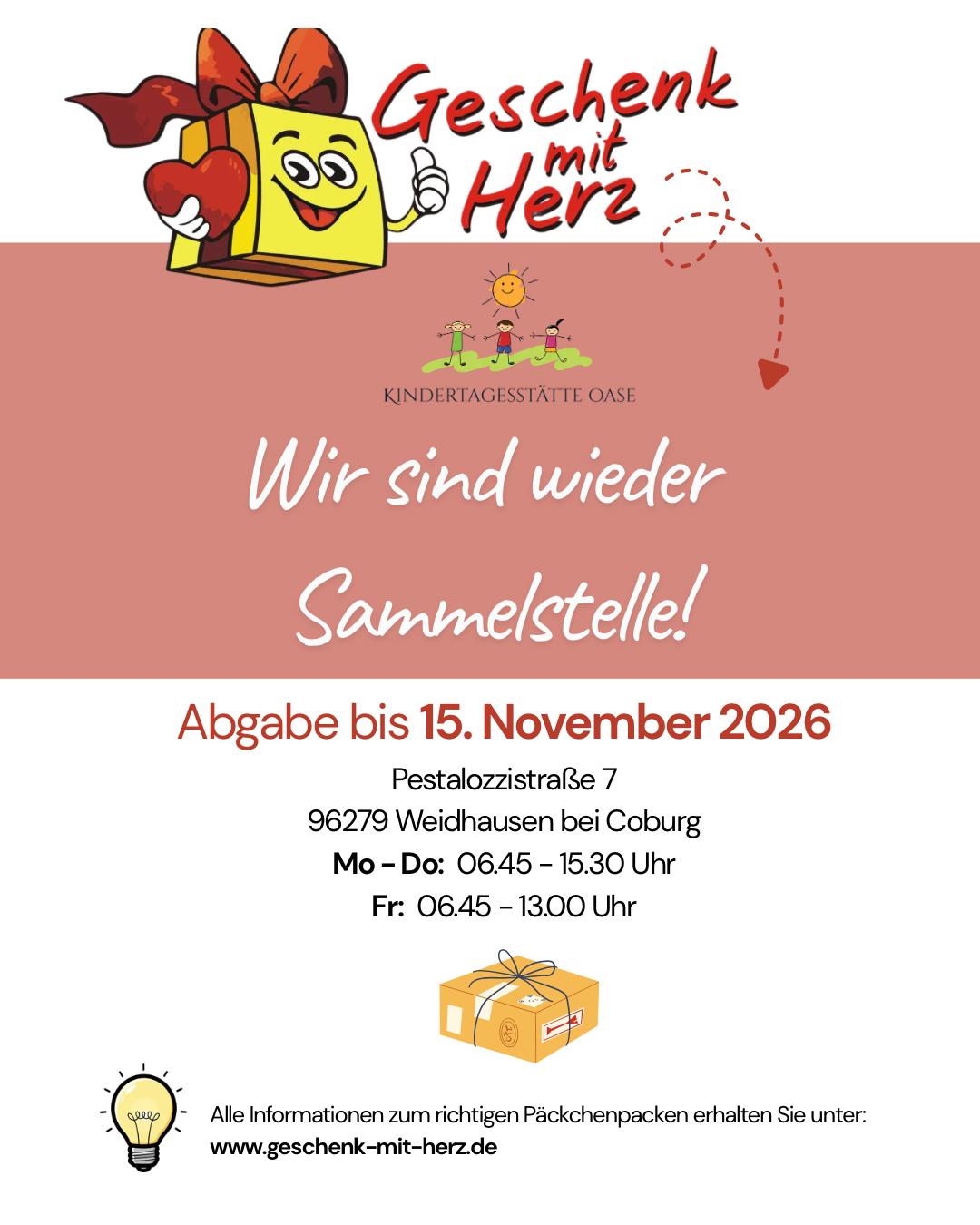Päckchenhelden gesucht!