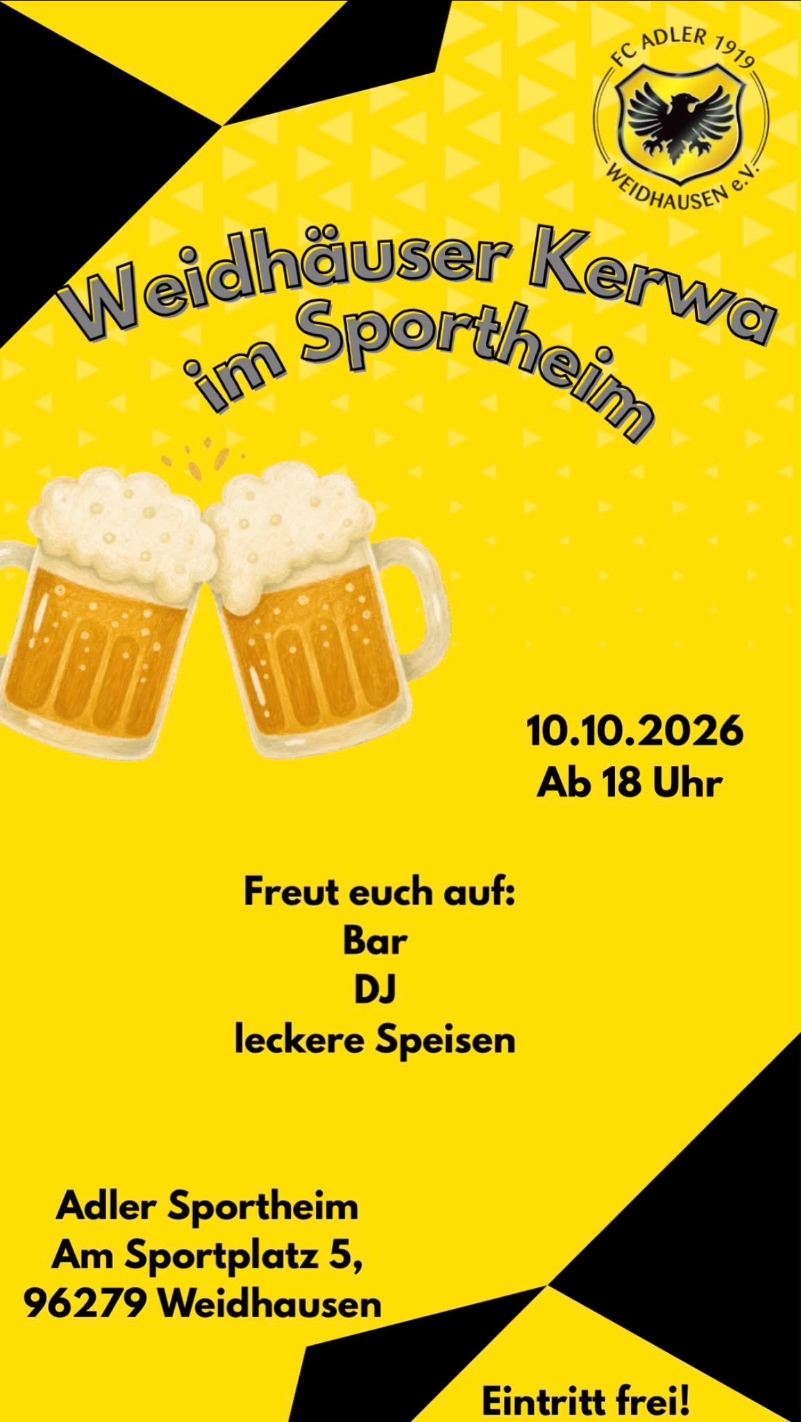 Kerwa Samstag beim FC Adler